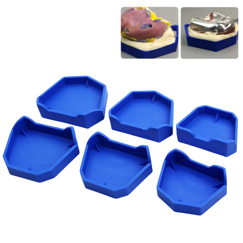 Model Kit Store - 6pcs Dental Model Base Set Plaster