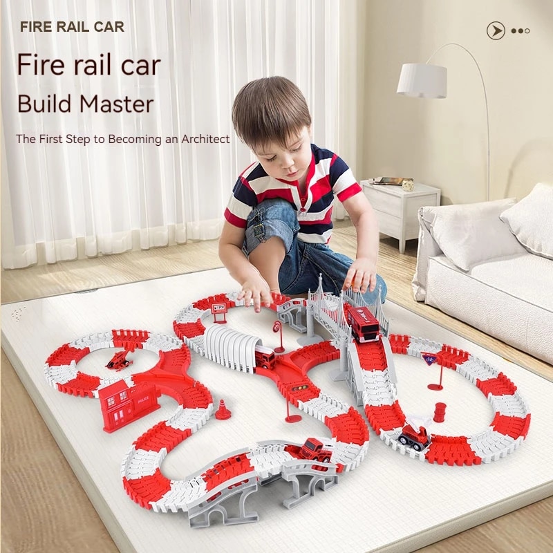Fire Engine Track Assembling C - огляд і ціна Model Kit Train