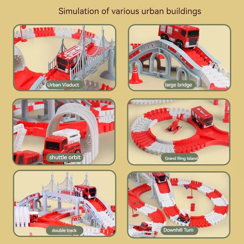 Fire Engine Track Assembling C - огляд і ціна Model Kit Train