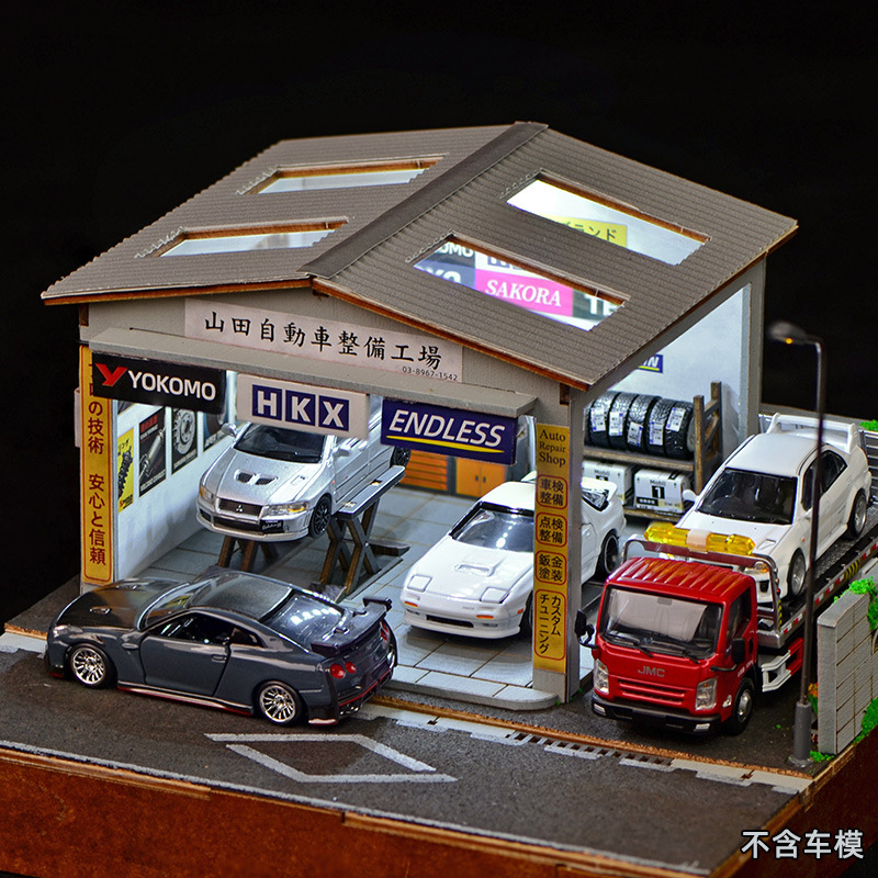 1:64 Scale DIY Auto Repair Sho - огляд і ціна Model Kit Store