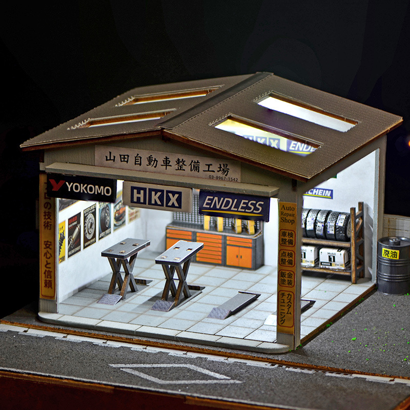 1:64 Scale DIY Auto Repair Sho - огляд і ціна Model Kit Store