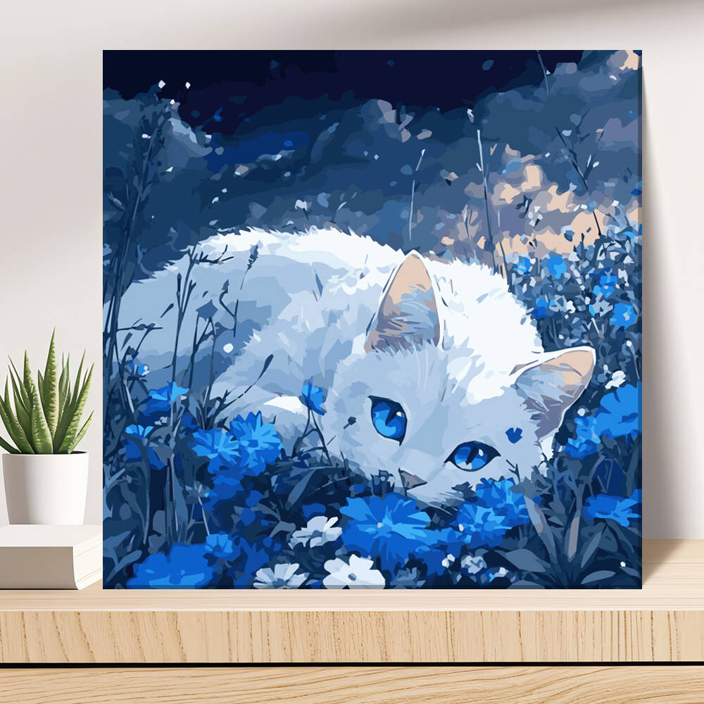 DIY Painting By Numbers Cat An - огляд і ціна Model Kit Acrylic Paint