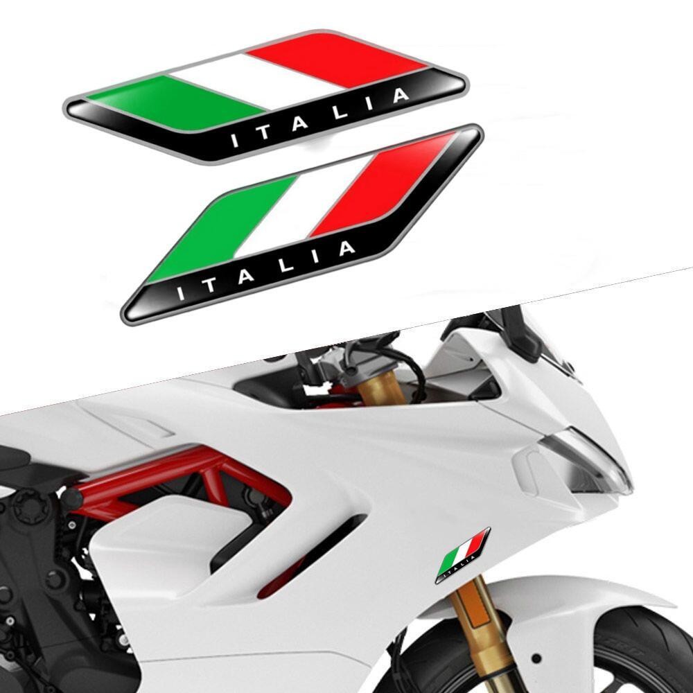 2Pcs/Pair 3D Tricolor Flag Emb - огляд і ціна Model Kit Vespa