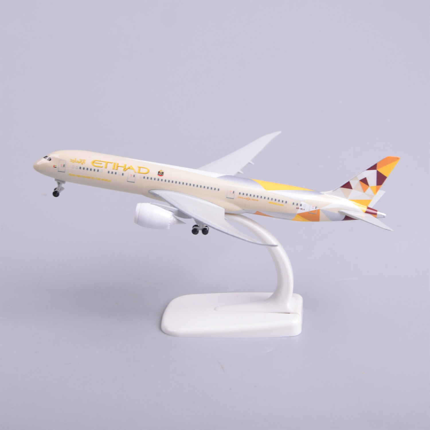 1/300 Scale 20cm Etihad B787 D - огляд і ціна Model Kit Store
