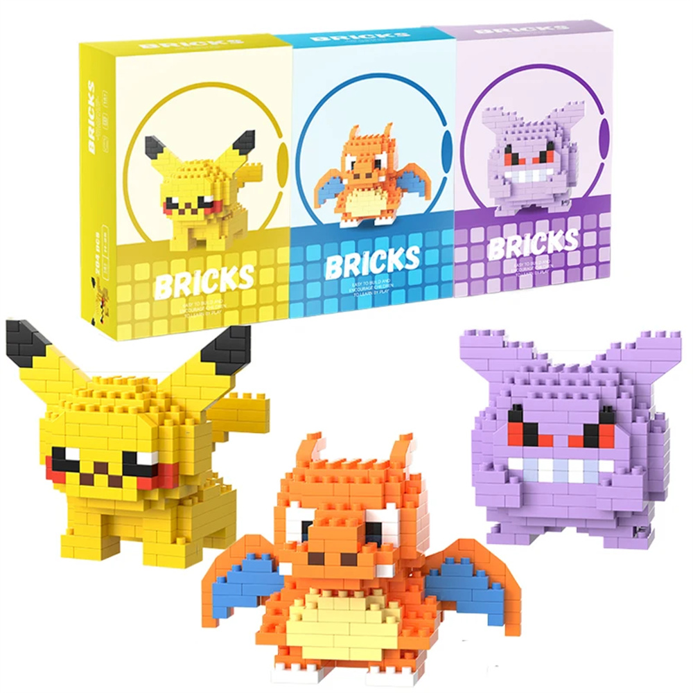 Pokemon Micro Building Blocks  - огляд і ціна Model Kit Store