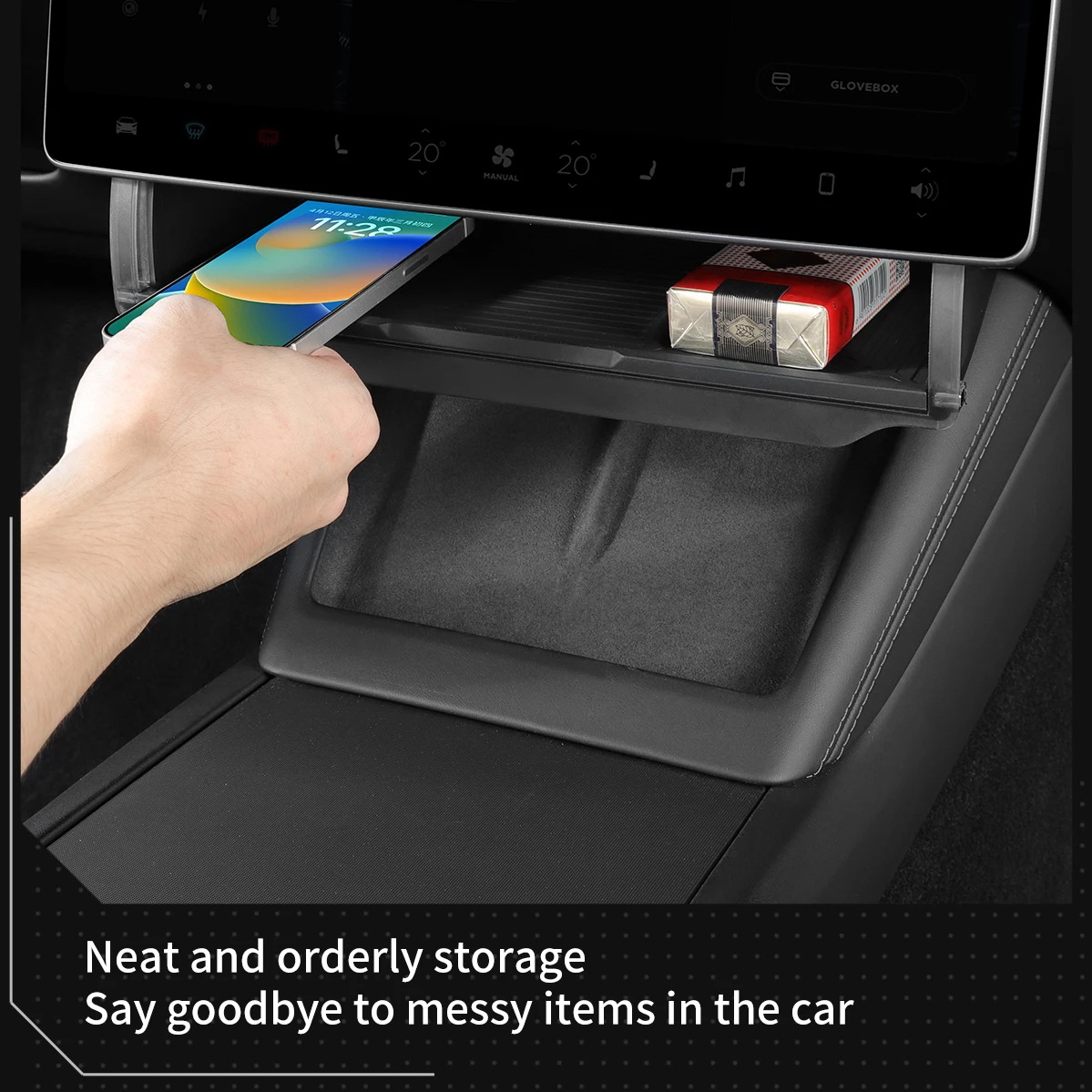 For Tesla Model Y Juniper 2025 - огляд і ціна Model Kit Runner Organizer